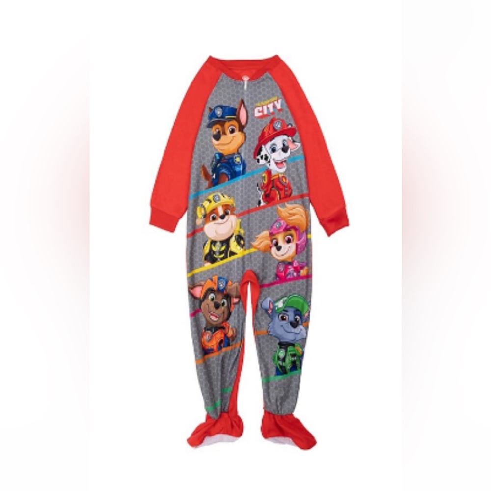 Toddler Boy Paw Patrol "Adventure City" Microfleece Footed Pajamas 2 T